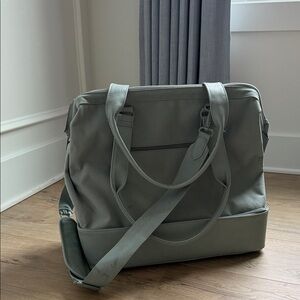 BEIS THE MINI WEEKENDER SLATE TRAVEL BAG